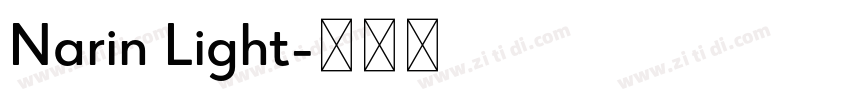Narin Light字体转换